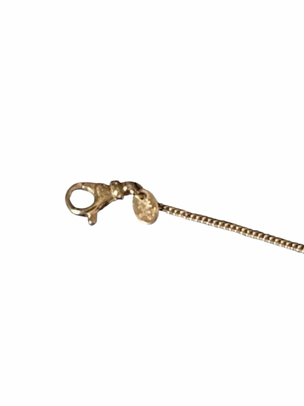 NEW Lisa Robertson 18K Gold over .925 Sterling Silver Chevron Necklace 19” - Picture 6 of 8